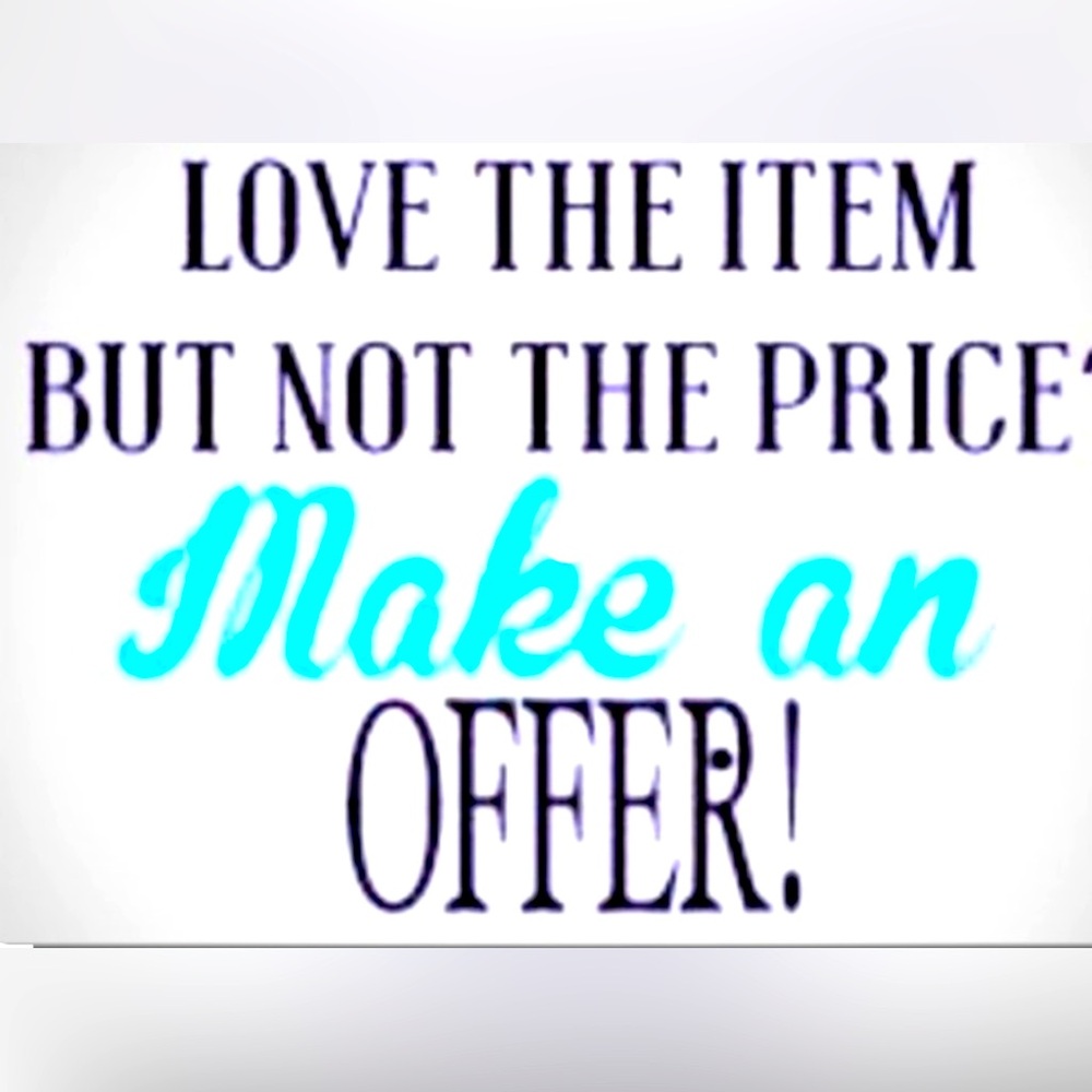 Make a Reasonable Offer before I donate the item you have been eyeing!!